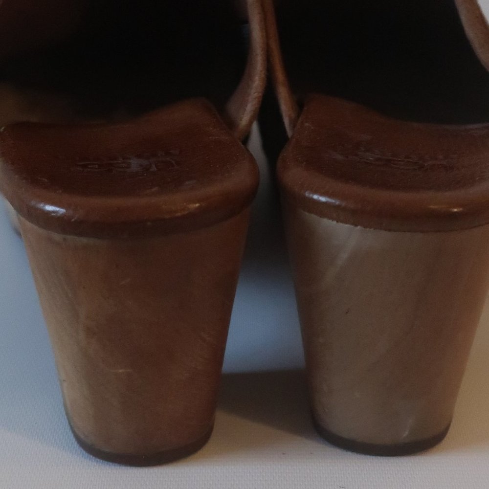 UGG Brown Suede Clog Mules size 7 - Picture 6 of 7